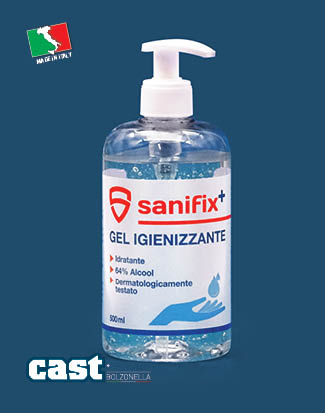 Gel disinfettante mani in confezione da 500ml